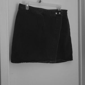 Asos Denim Wrap Skirt